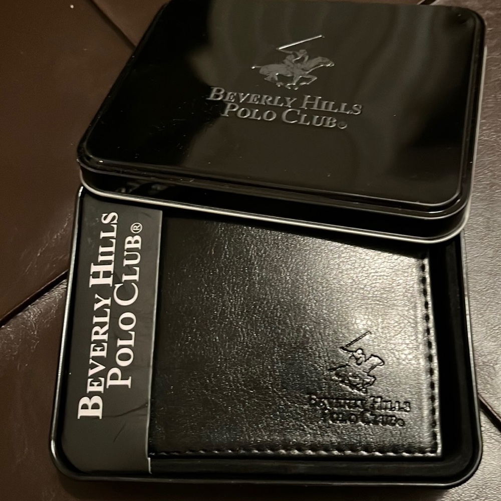 NEW! BH Polo Club Black Walllet